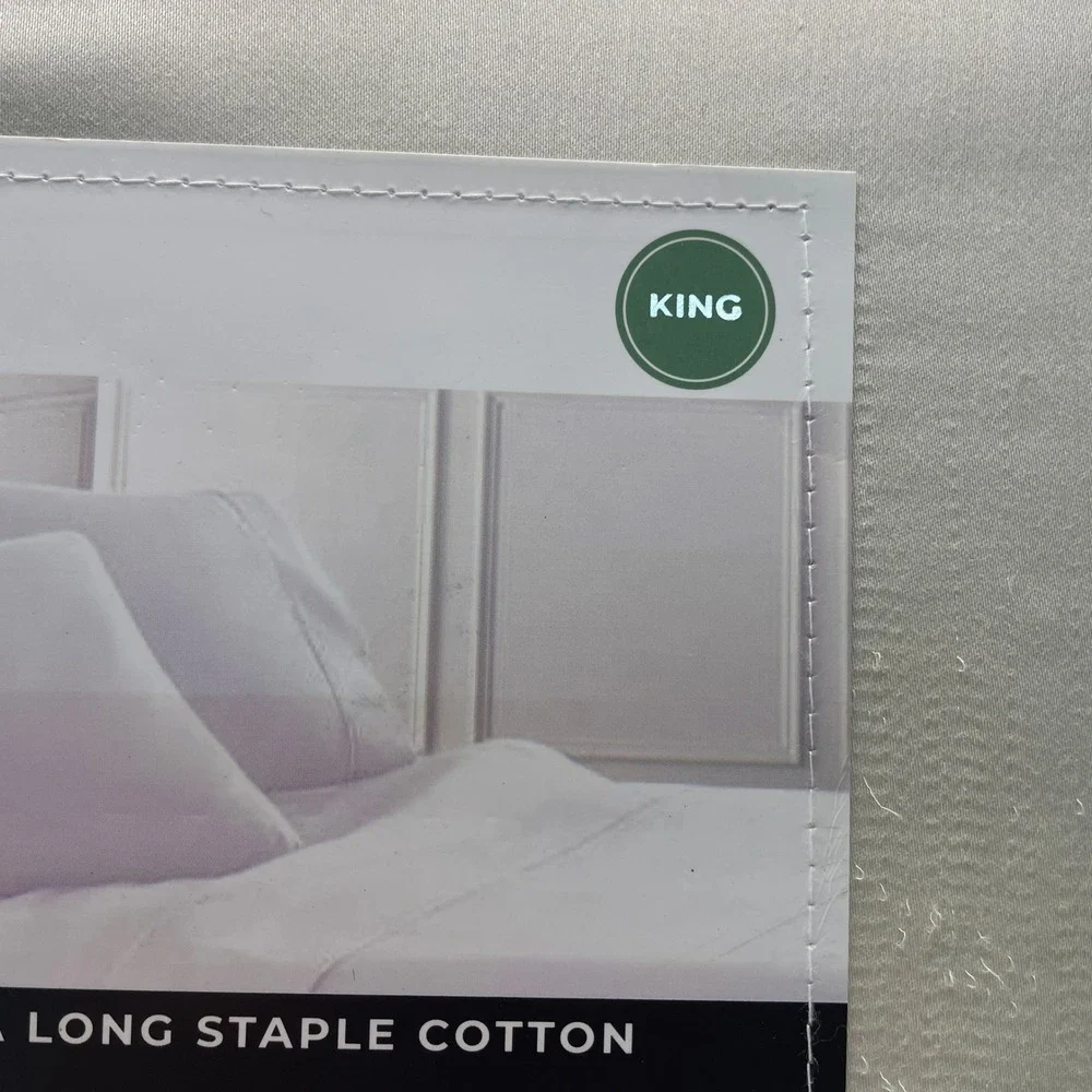 Hotel Signature Sateen Sheet Set King Beige NEW 800TC Cotton 6pc M3272